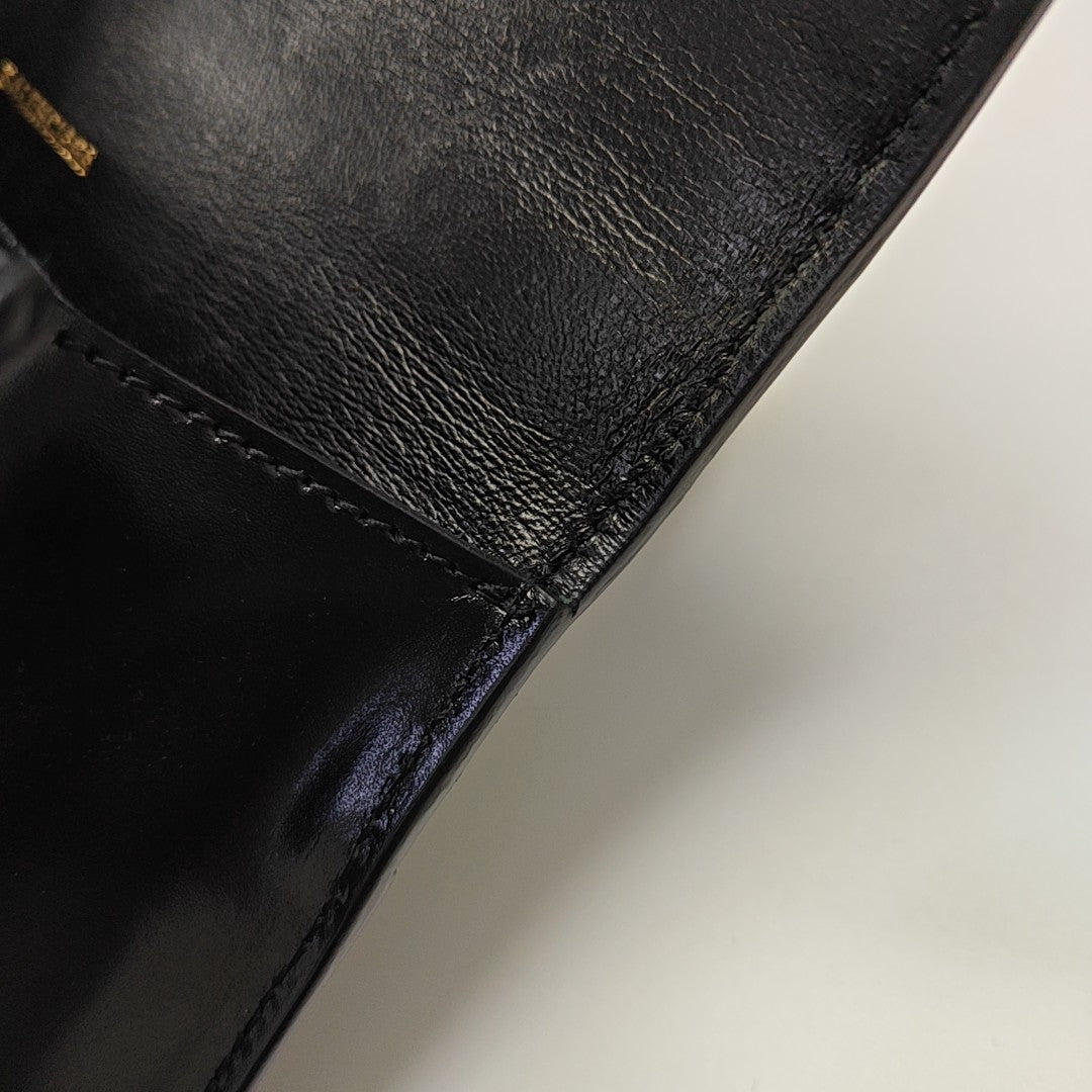 Hourglass S Calfskin Black