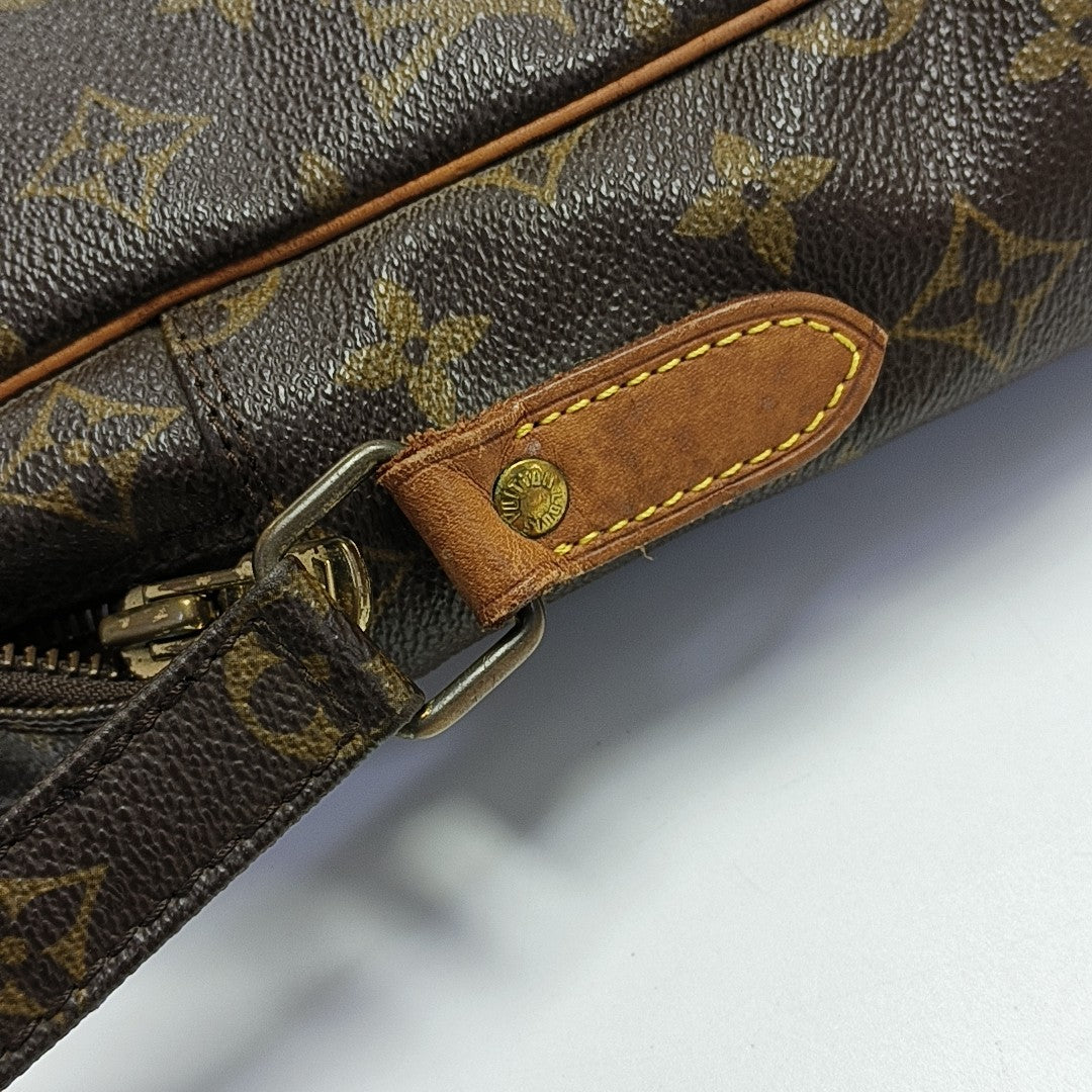 DANUBE Monogram Coated Canvas Brown