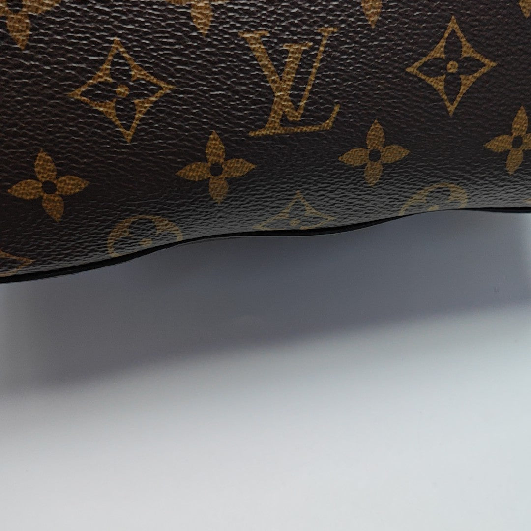 NÉONOÉ MM Monogram Coated Canvas Brown
