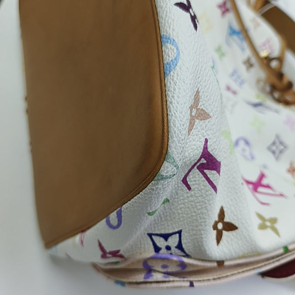 LV × TM NÉONOÉ MM Monogram Coated Canvas White