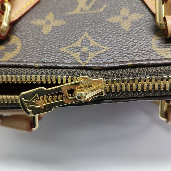 SPEEDY 20 Monogram Coated Canvas Brown