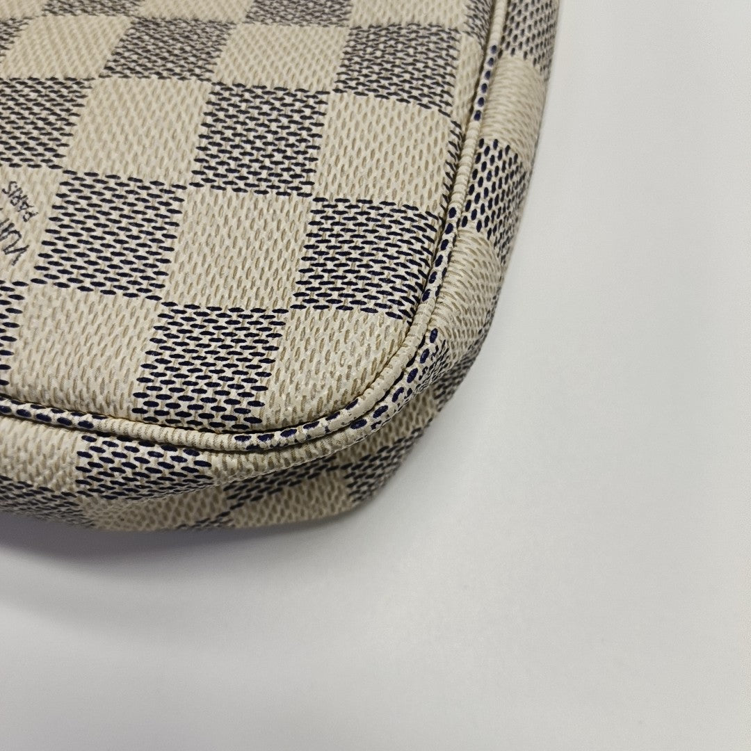 ACCESSOIRES GM Damier Azur Coated Canvas White