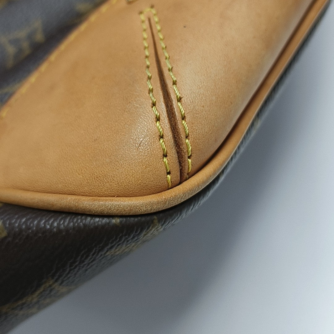 ESTRELA MM Monogram Coated Canvas Brown