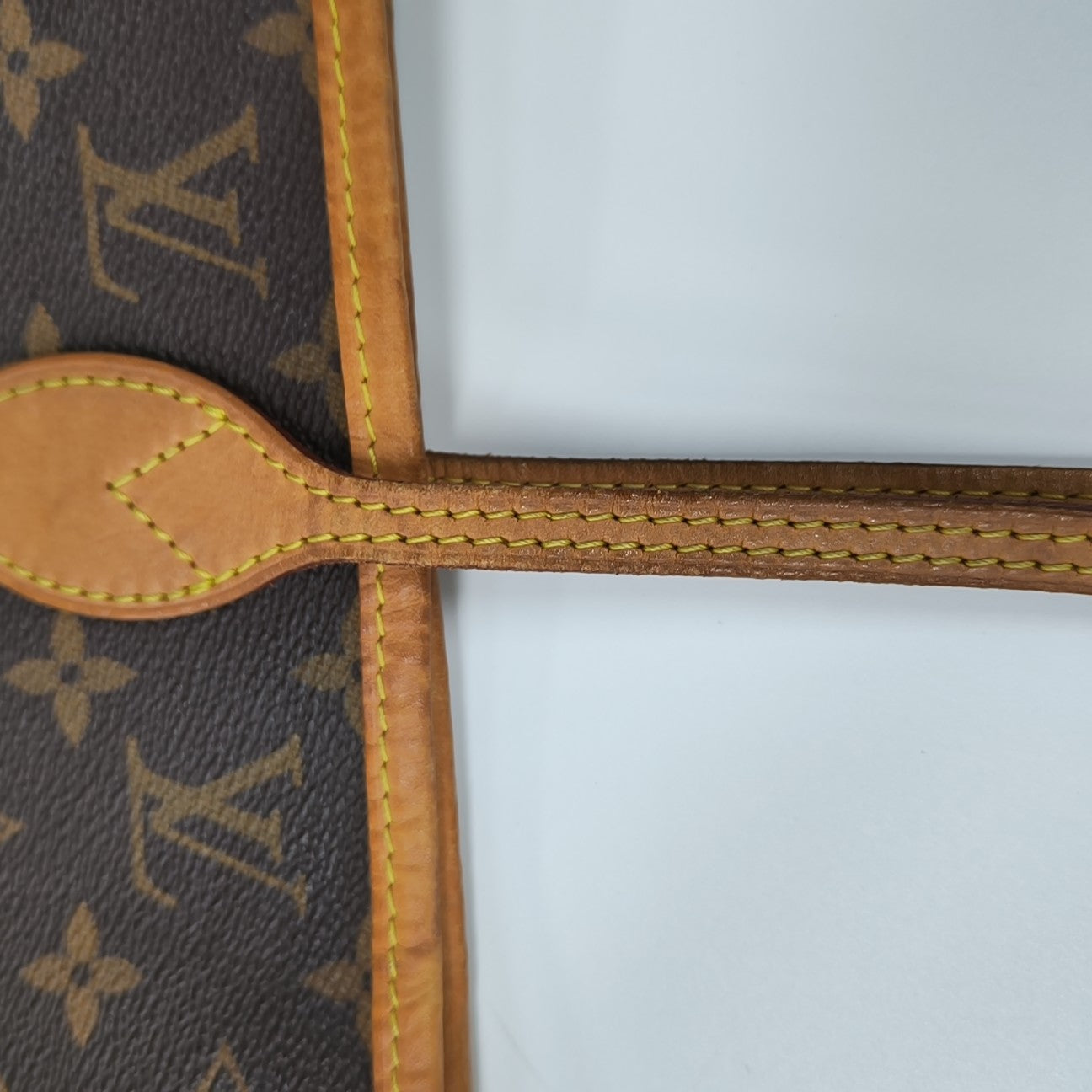 NEVERFULL MM Monogram Coated Canvas Brown