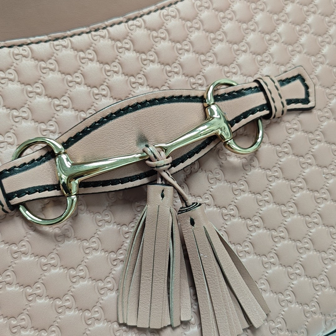 Emily Chain Monogram Calfskin Pink