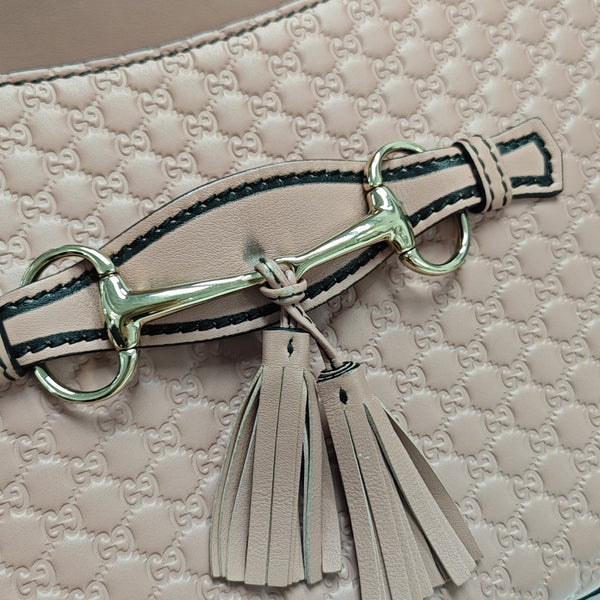 Emily Chain Monogram Calfskin Pink