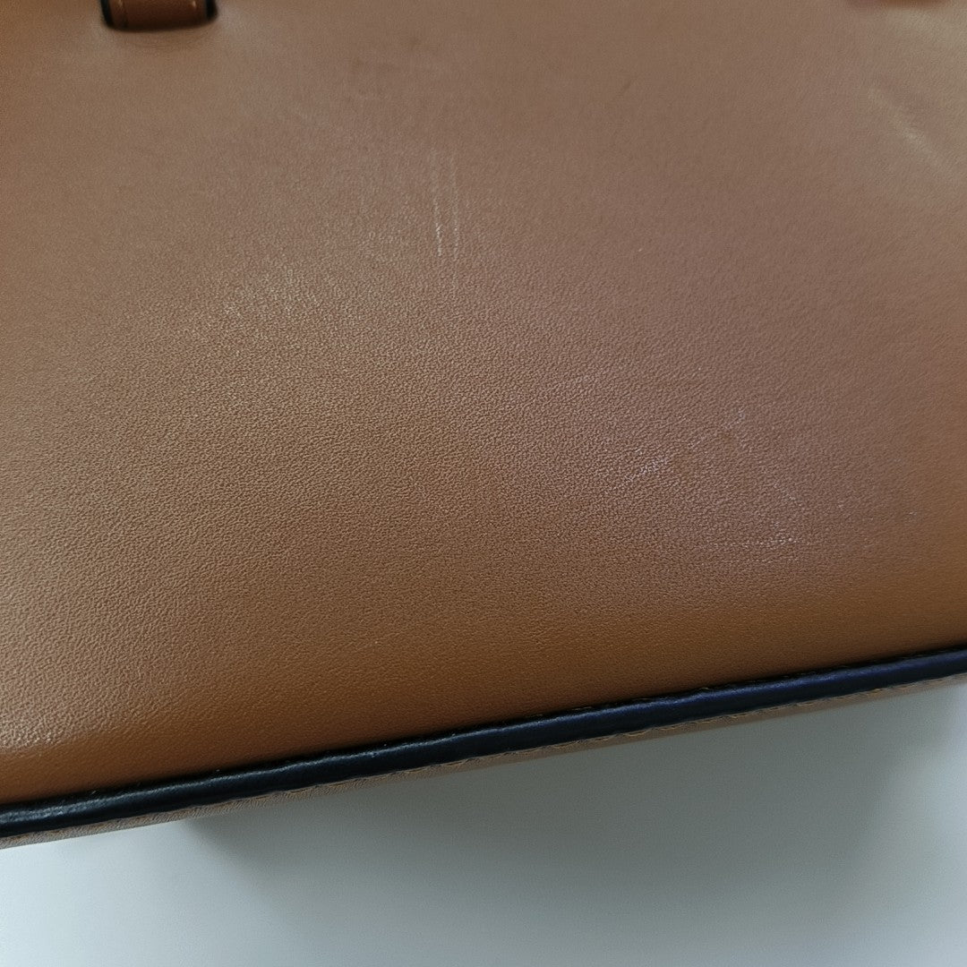 Postal Small Calfskin Brown