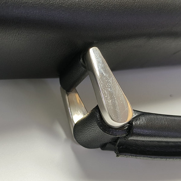 Nylon Top Handle Bag Black