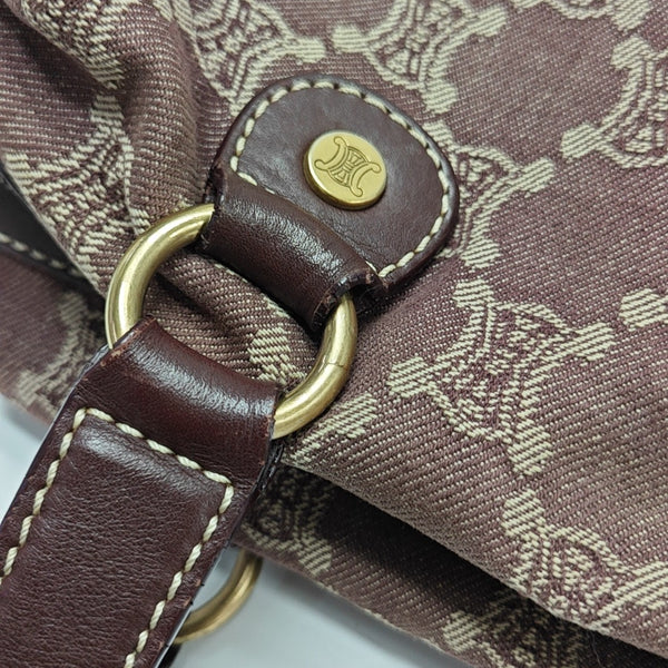 Canvas Top Handle Bag Purple