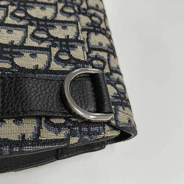 Saddle Monogram Canvas Azul