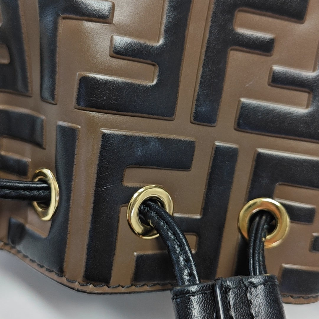 Mon Tresor Mini Monogram Calfskin Brown