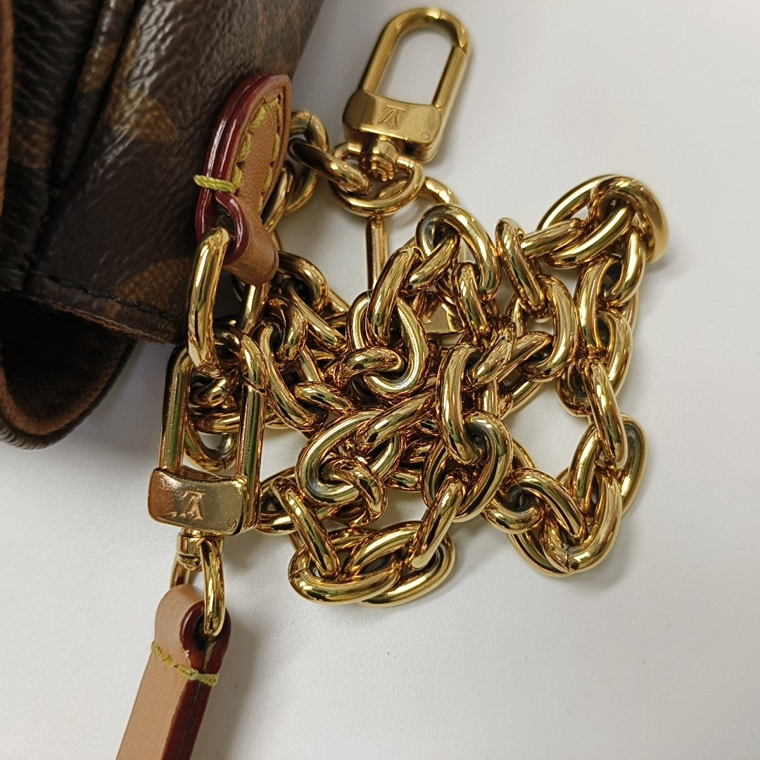 IVY Monogram Coated Canvas Brown