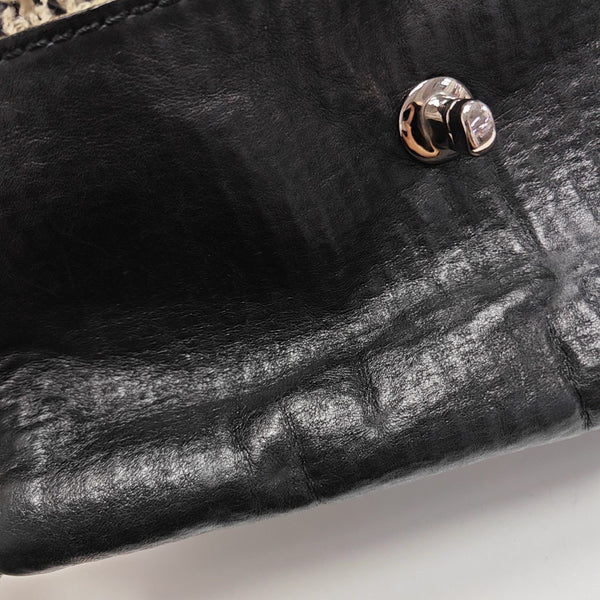Calfskin Shoulder Bag Black