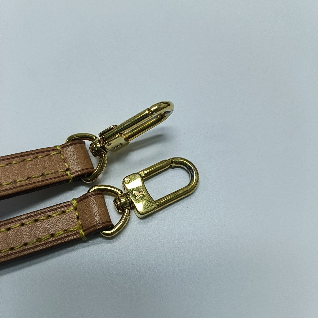 ALMA BB Monogram Coated Canvas Brown