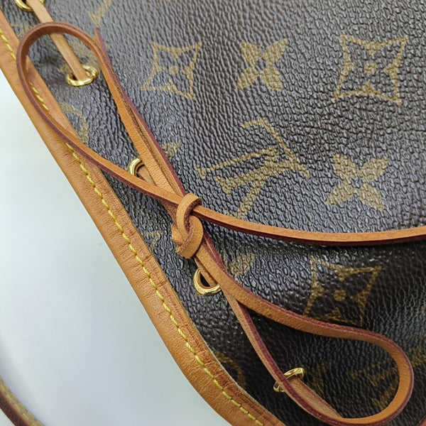 NÉONOÉ Nano Monogram Coated Canvas Brown