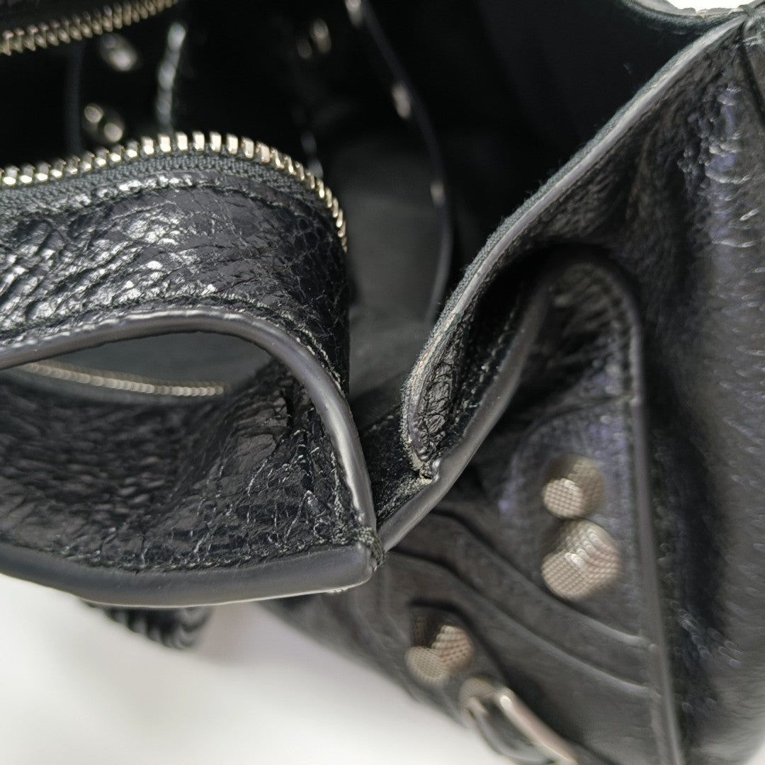 Lambskin Shoulder Bag Black