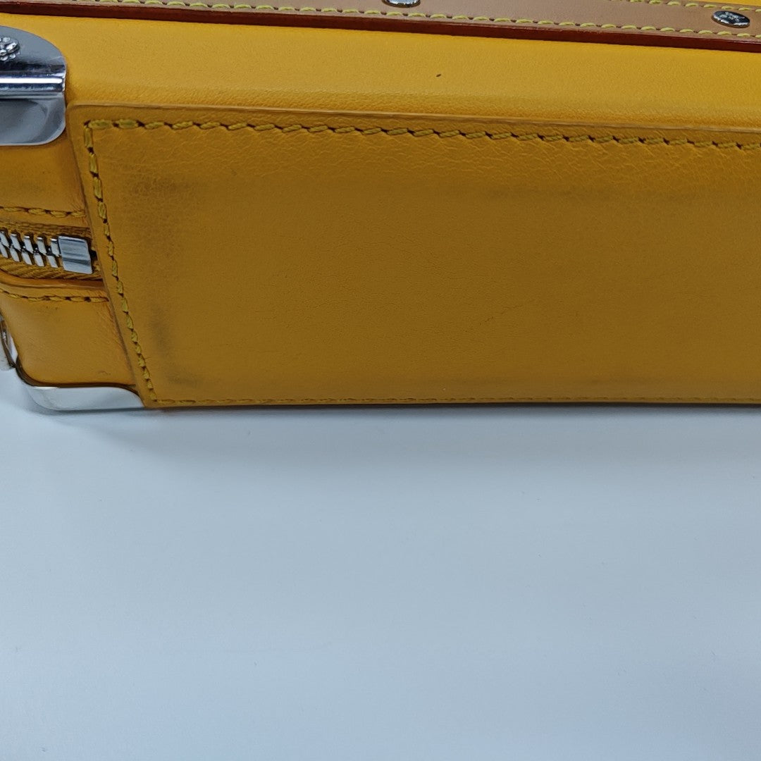 SOFT TRUNK Calfskin Yellow