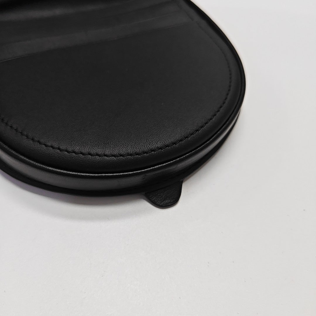 Heel Small Calfskin Black