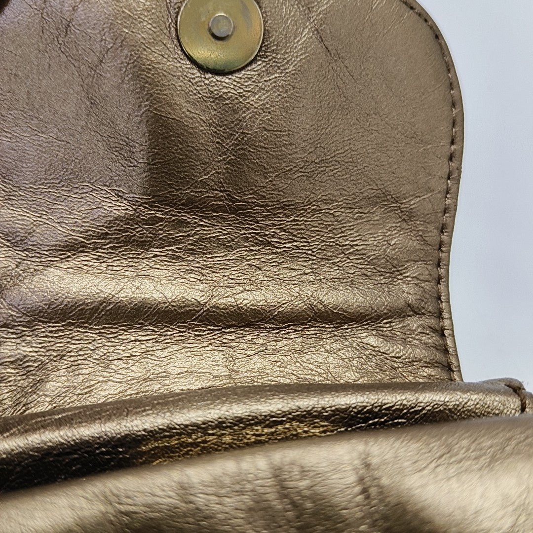 Calfskin Shoulder Bag Brown