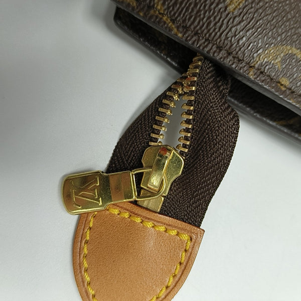 VINTAGE BABYLONE Monogram Coated Canvas Brown
