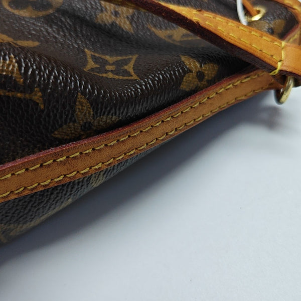 NÉONOÉ Nano Monogram Coated Canvas Brown