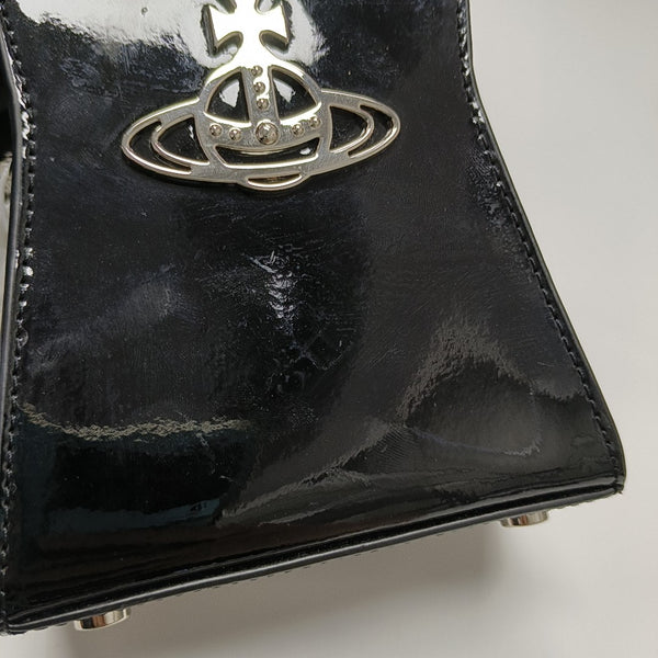 Leather Shoulder Bag Black