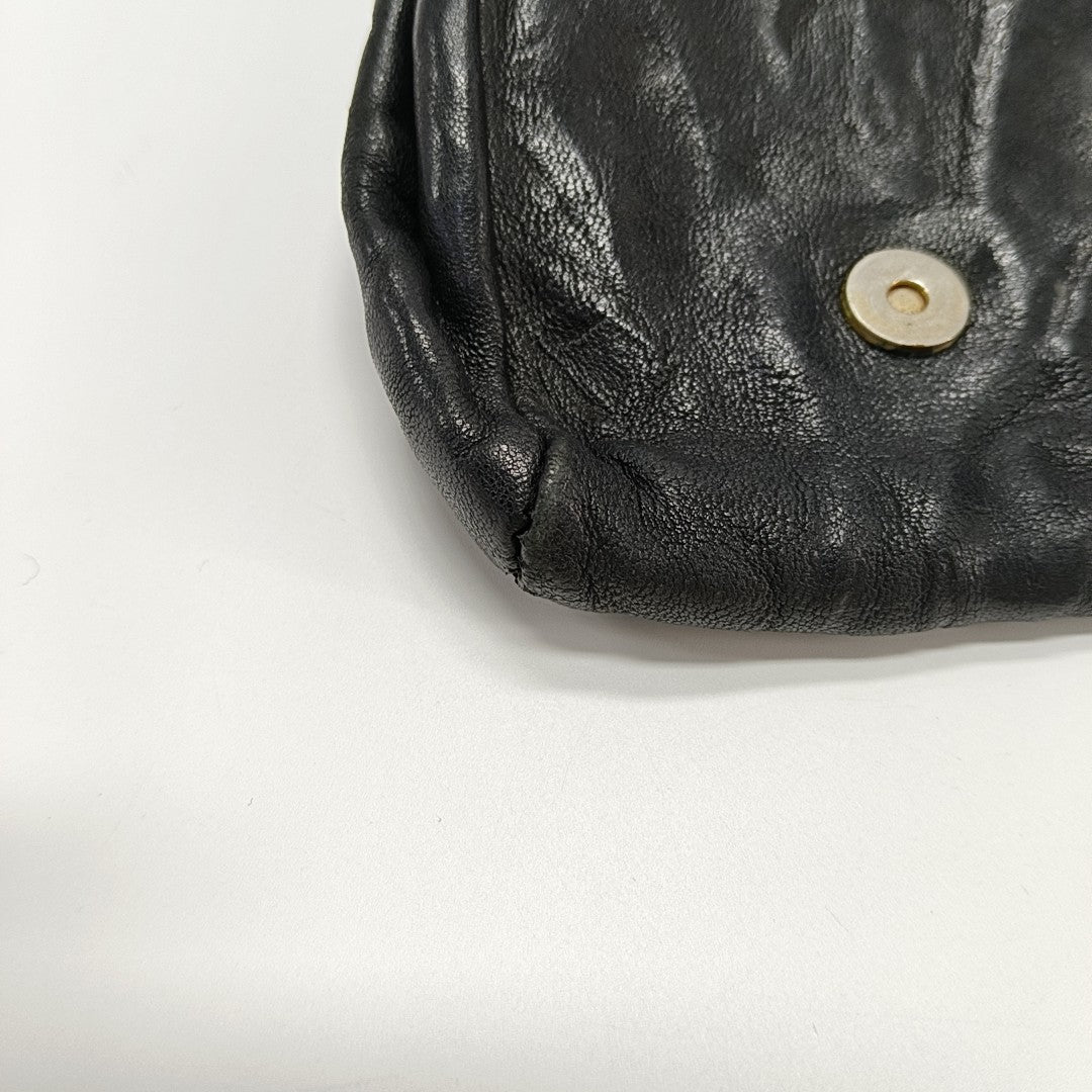 Calfskin Clutch Black