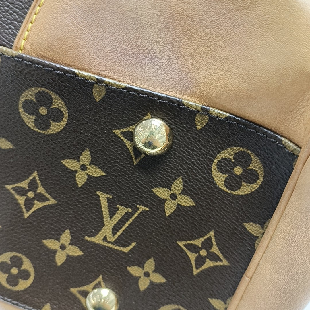 BEVERLY Monogram Coated Canvas Brown