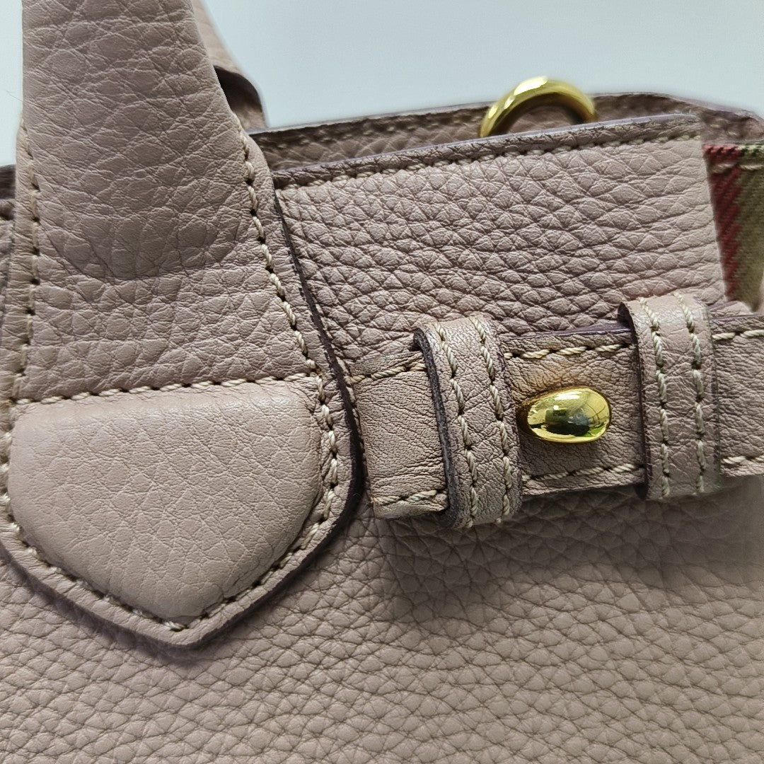 The Banner Small Calfskin Pink