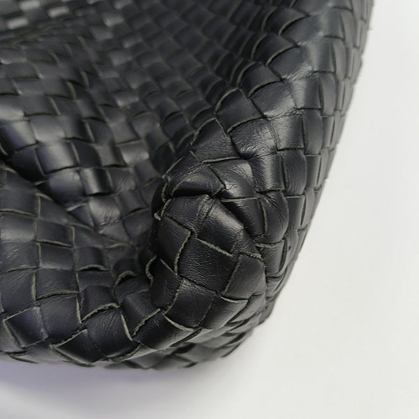 Calfskin Top Handle Bag Black