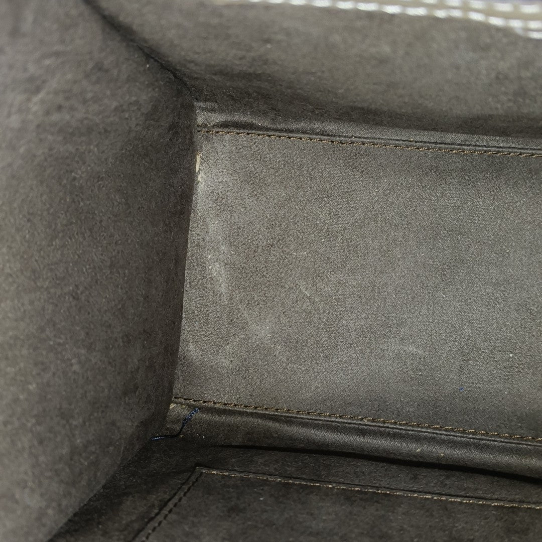 LUGGAGE Micro Calfskin Gray