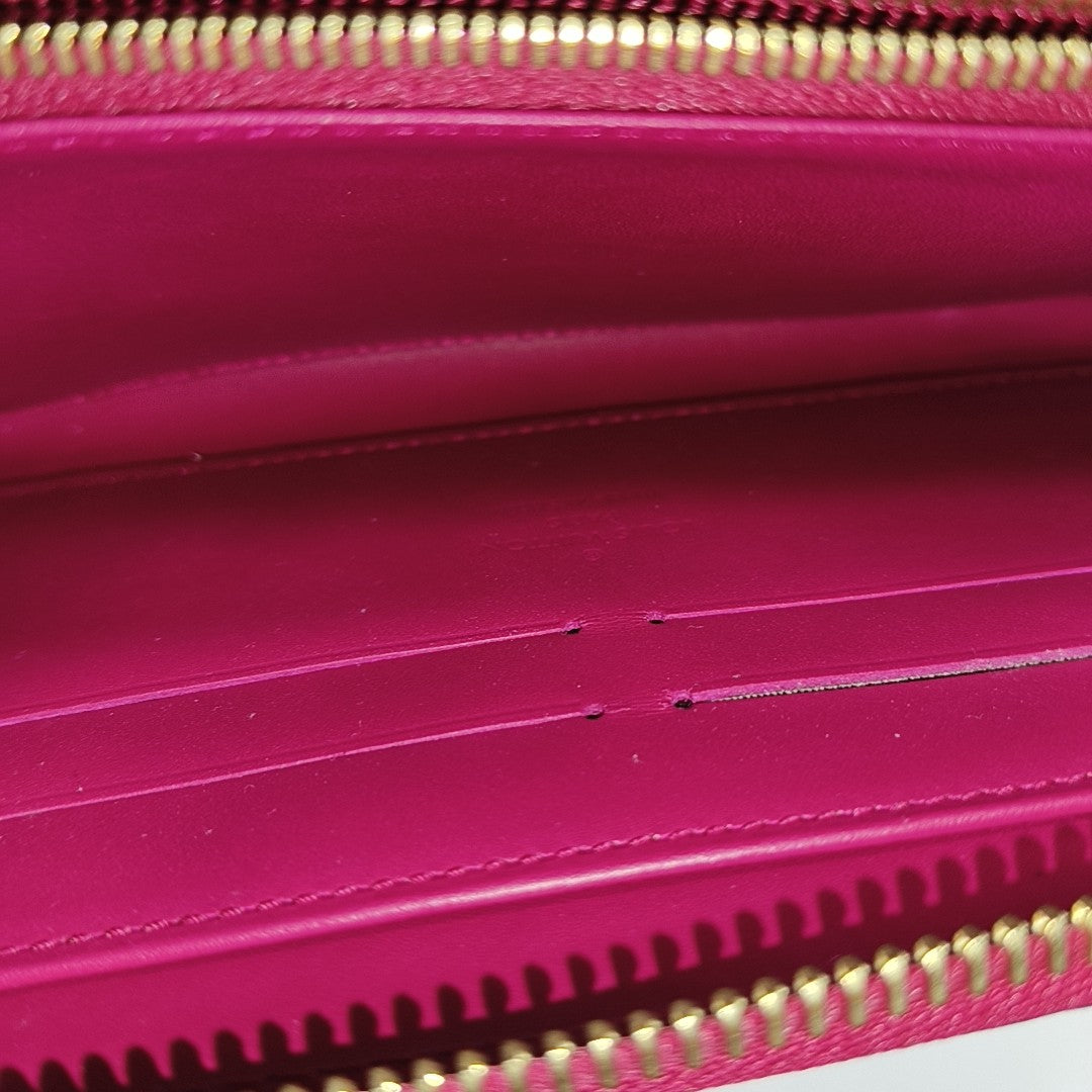 ZIPPY Patent Leather Red Wallet