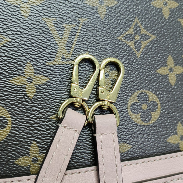 LOCKY BB Monogram Coated Canvas Pink
