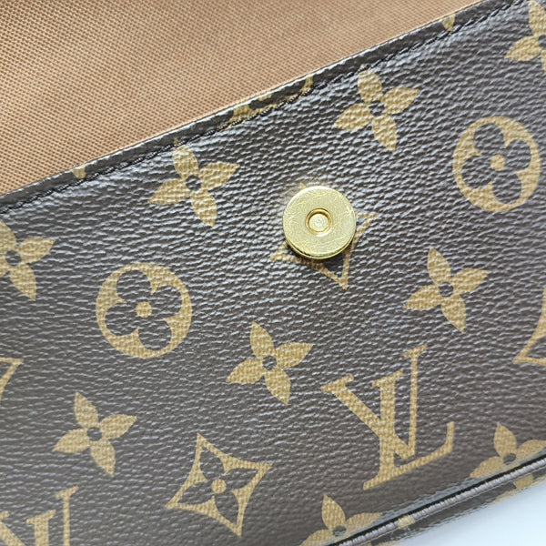 IVY Monogram Coated Canvas Brown