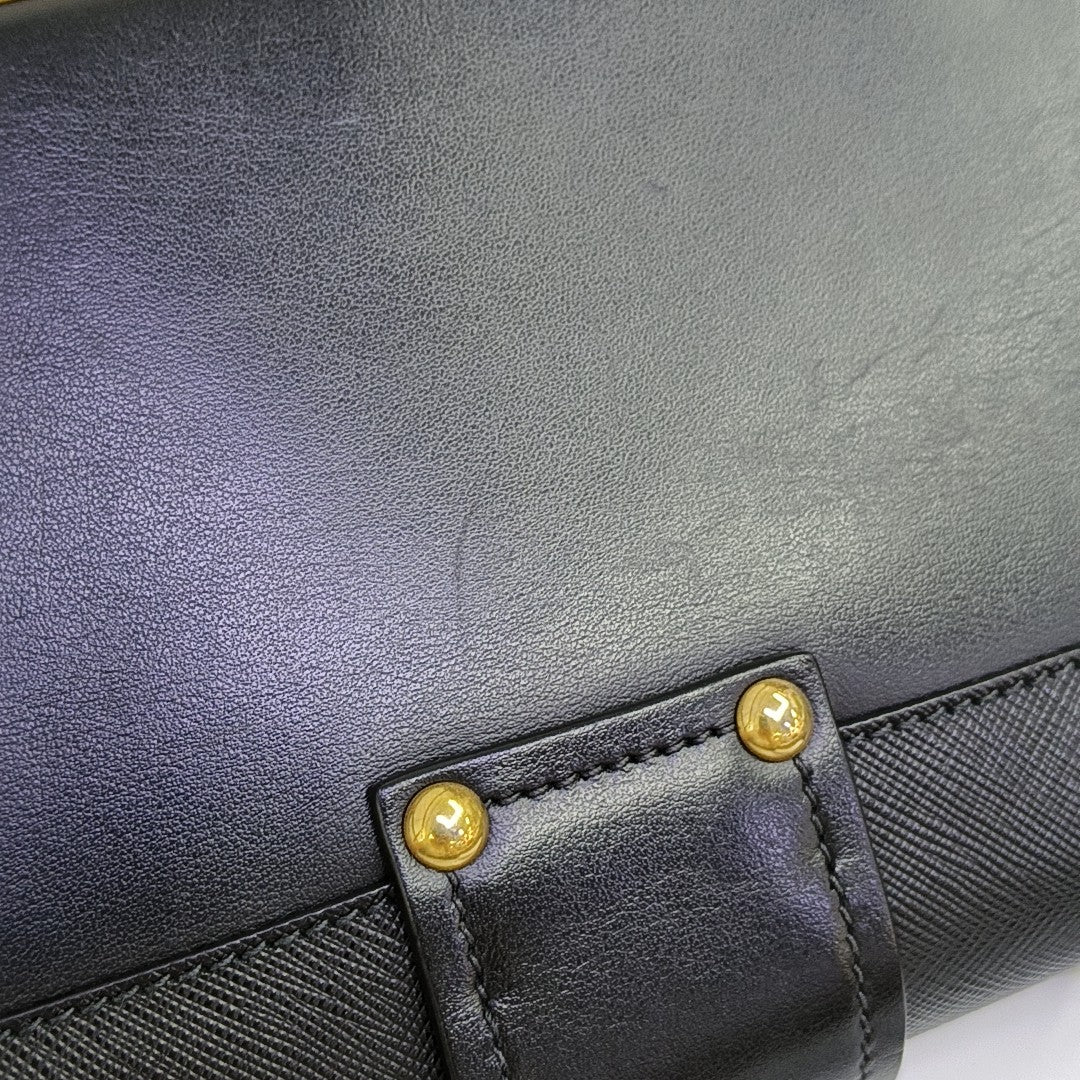 Cahier Saffiano Calfskin Black