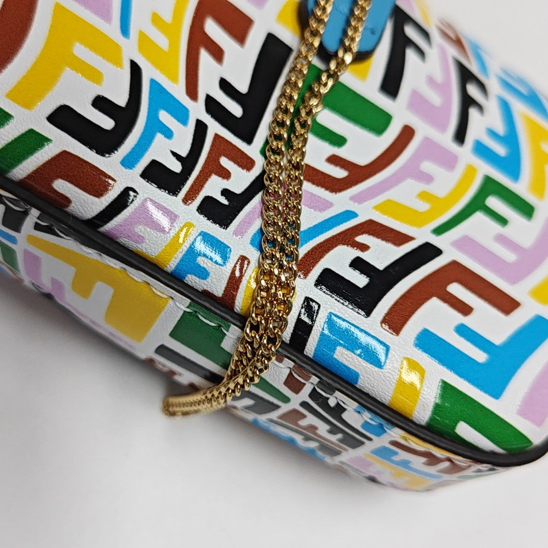 Baguette Nano Calfskin Multicolor