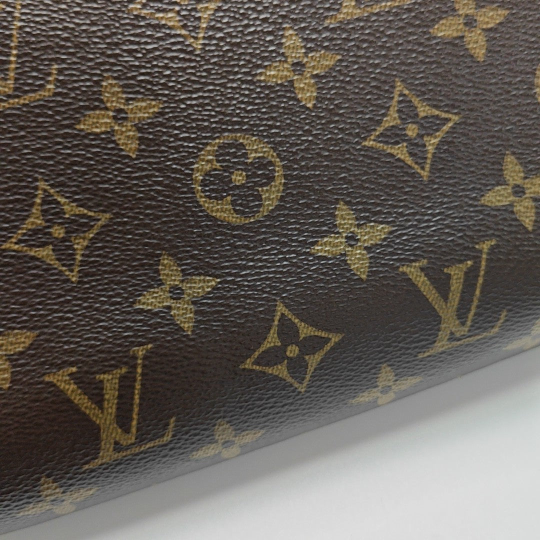 SOFT TRUNK Mini Monogram Coated Canvas Brown