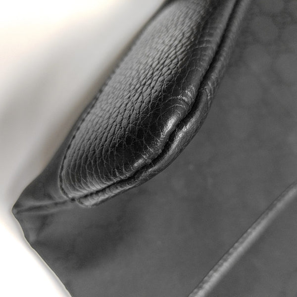 Monogram Canvas Shoulder Bag Black