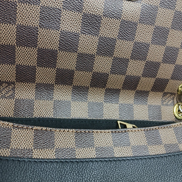 VAVIN PM Damier Ebene Coated Canvas Brown