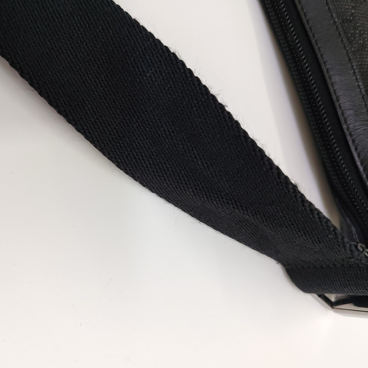 Monogram Canvas Shoulder Bag Gray