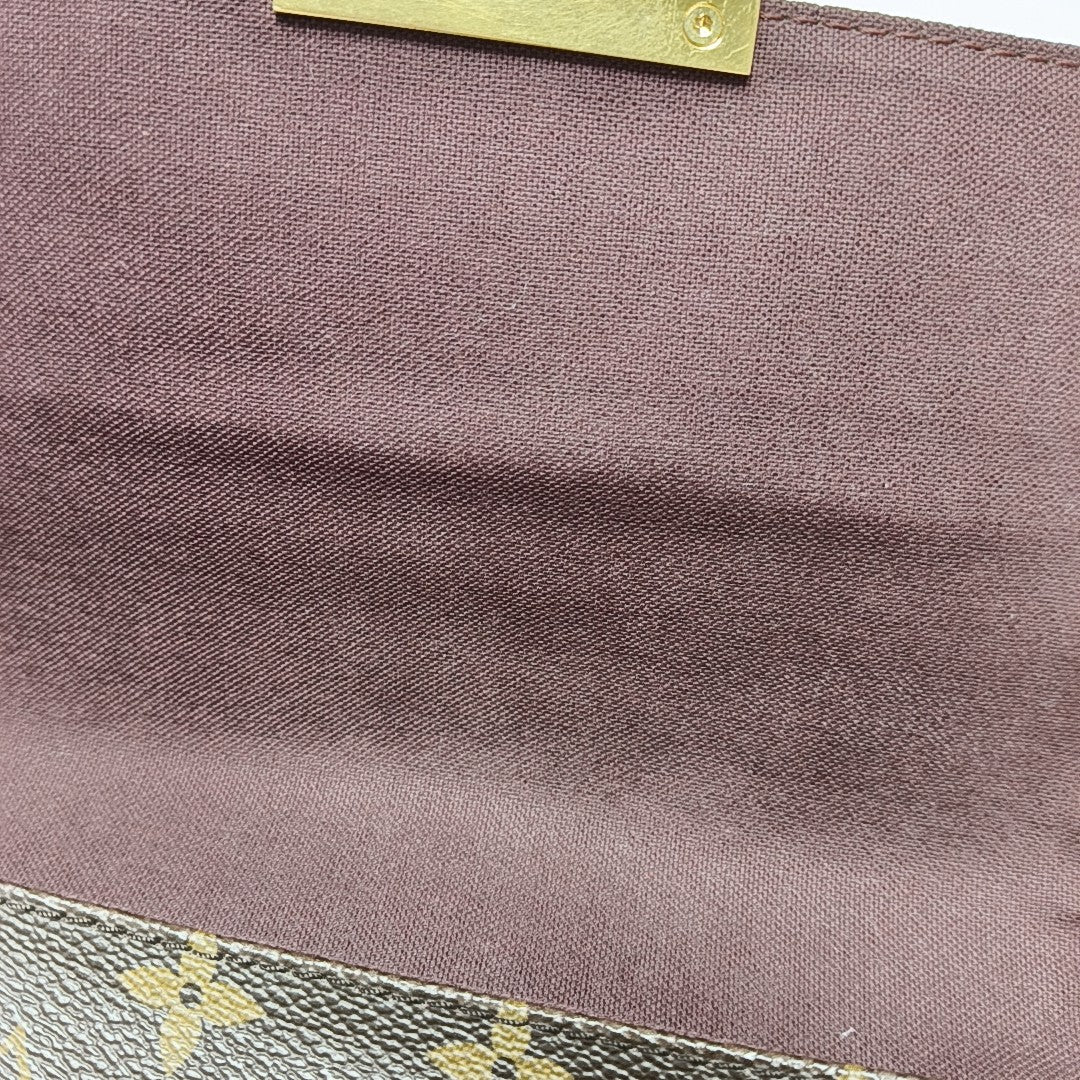 FAVORITE PM Monogram Coated Canvas Brown