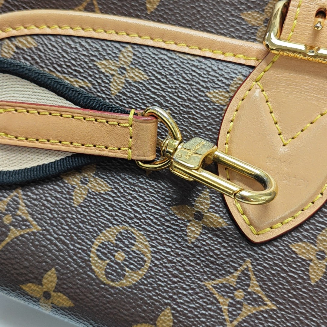 DIANE Monogram Coated Canvas Brown