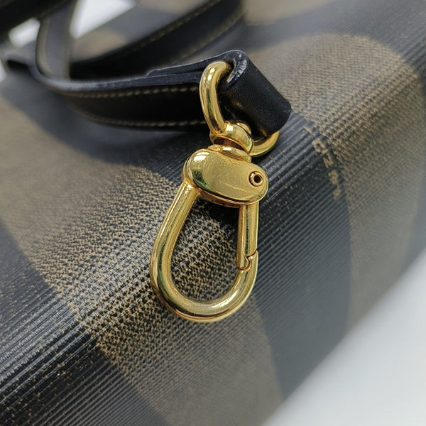 Coated Canvas Shoulder Bag Multicolor