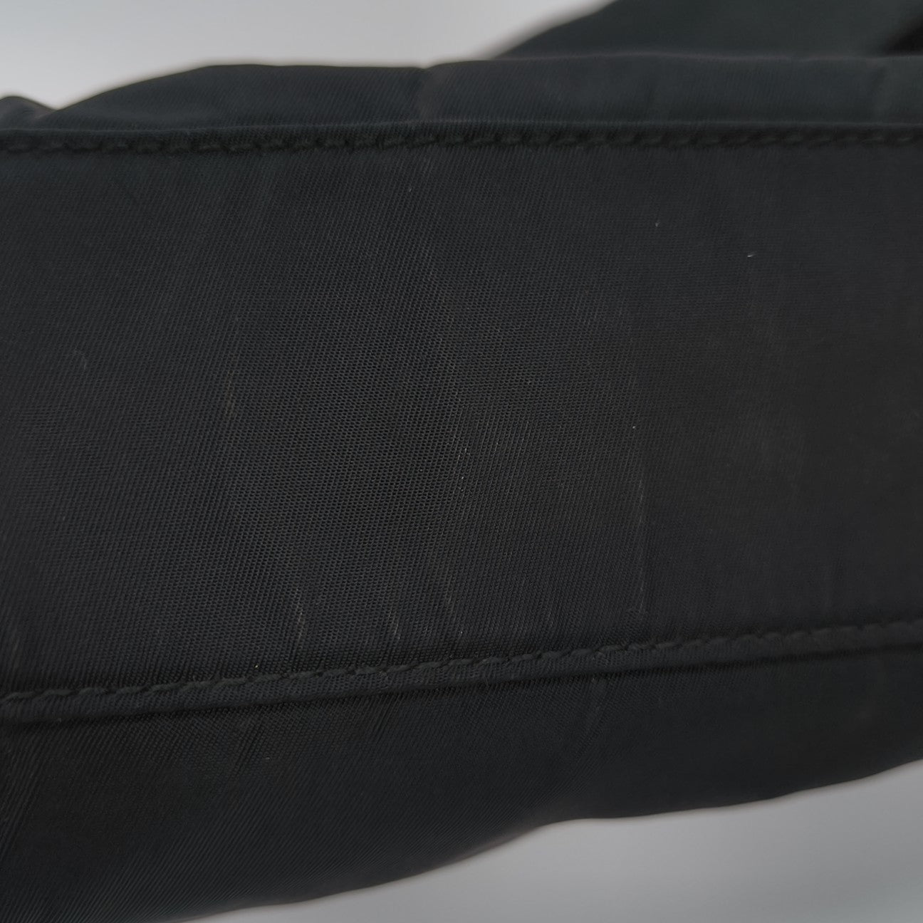 Nylon Shoulder Bag Black
