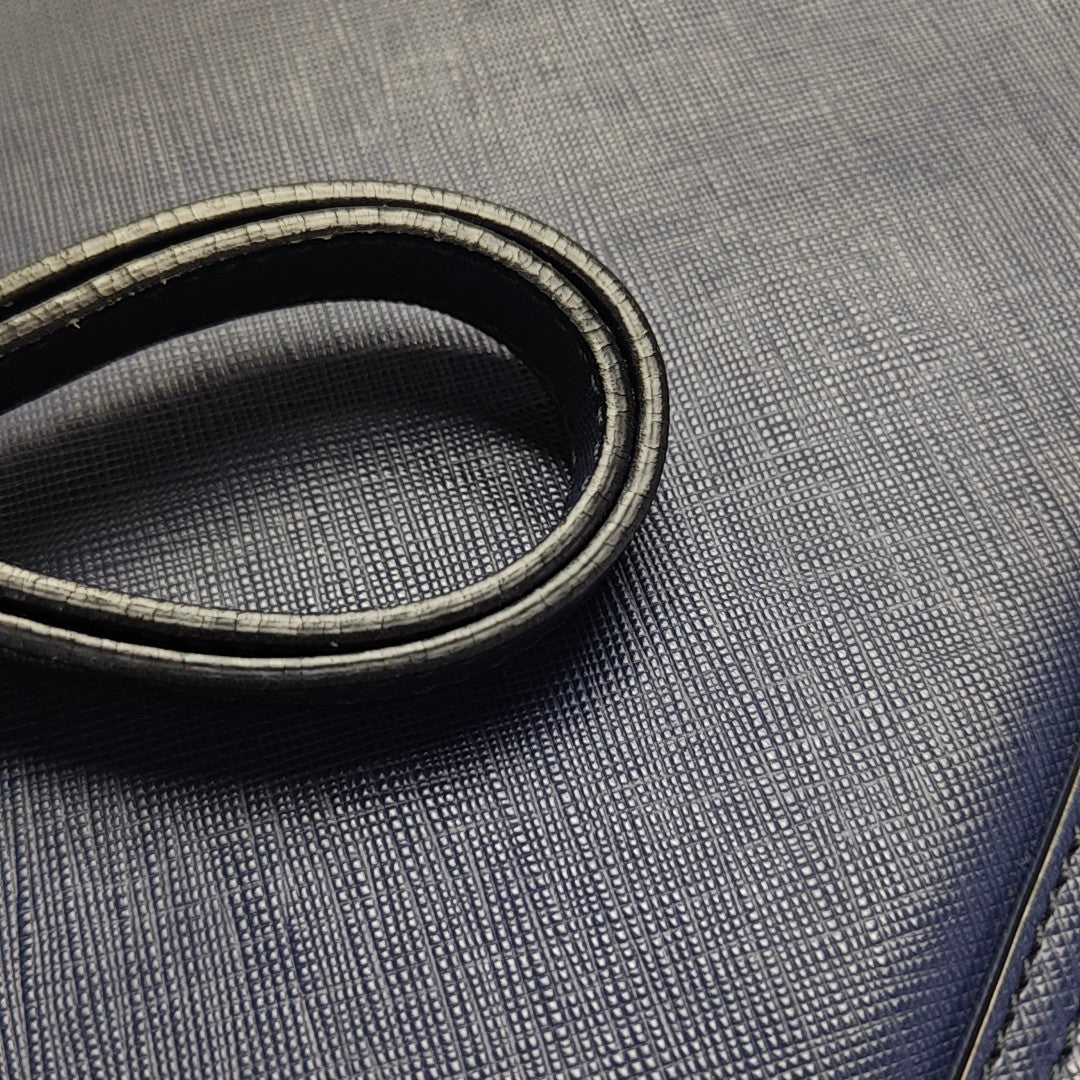 Kelly Calfskin Blue