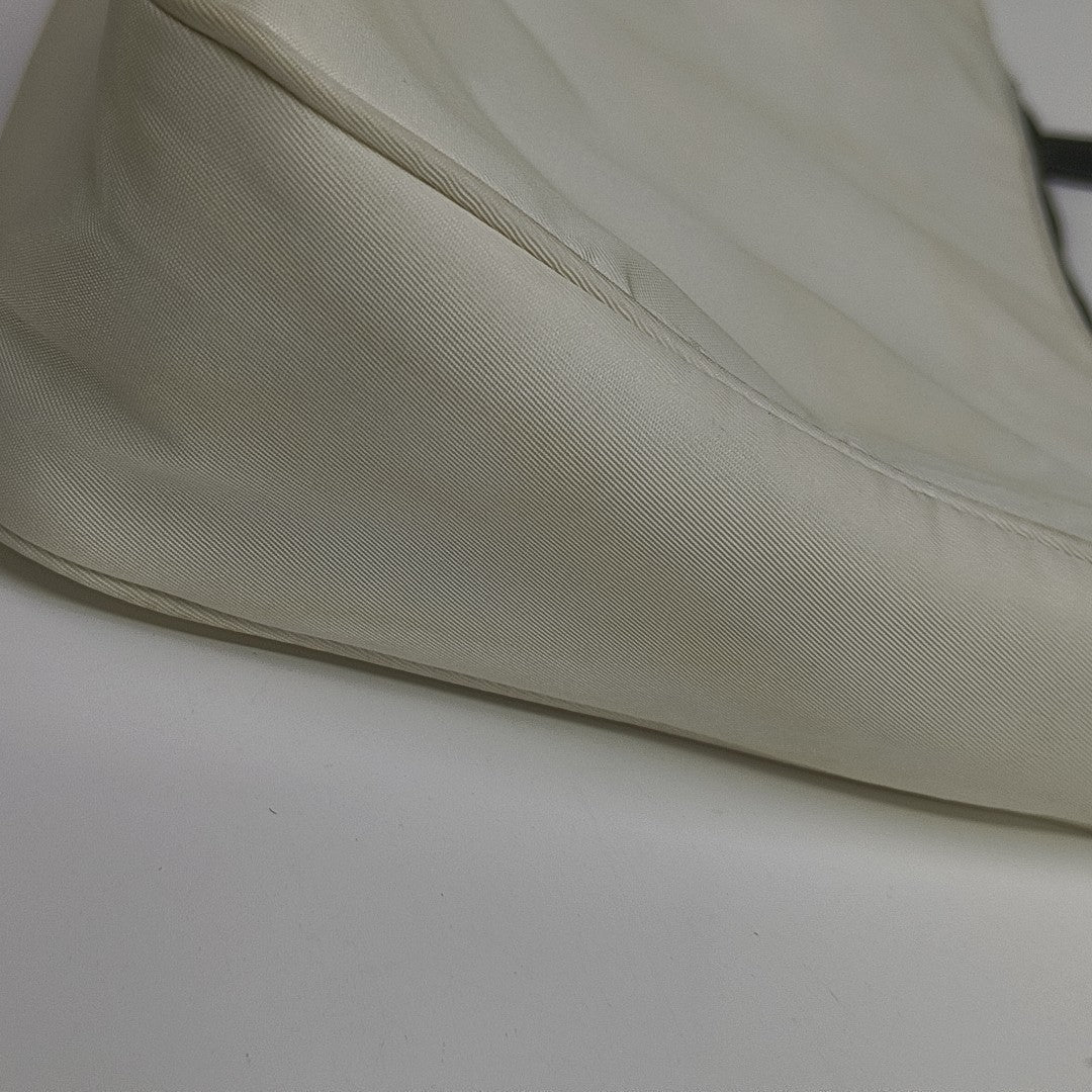 Nylon Shoulder Bag White