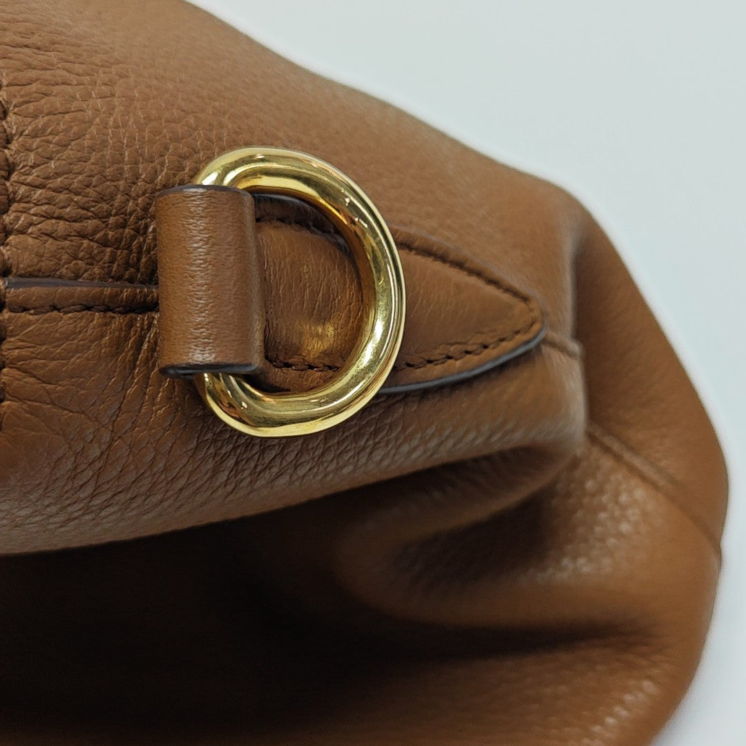 Calfskin Tote Bag Brown