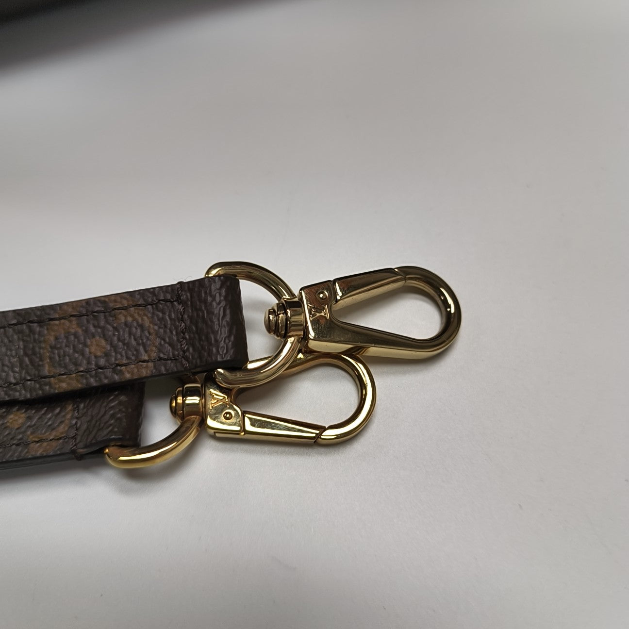 MONTAIGNE Monogram Coated Canvas Brown