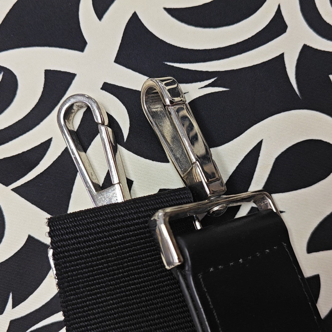 Fabric Shoulder Bag Black