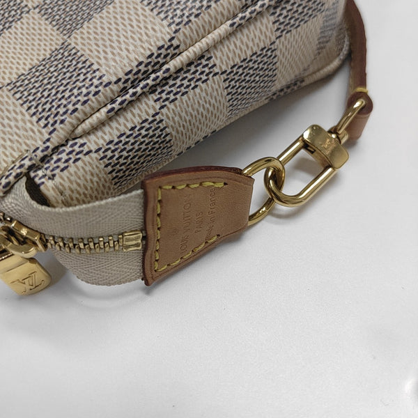 ACCESSOIRES GM Damier Azur Coated Canvas White